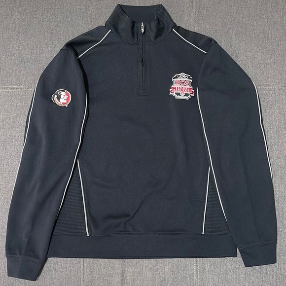 EUC Cutter & Buck FSU 1/4 pullover - Picture 1 of 11